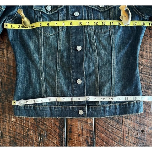 New York & Co denim jean jacket size medium - Picture 10 of 13
